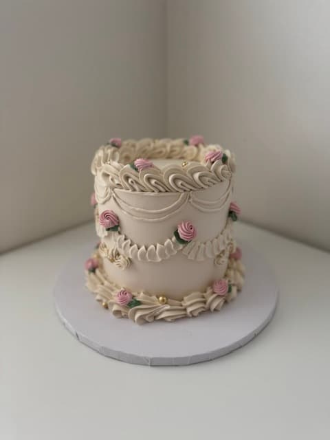 Vintage cream tårta
